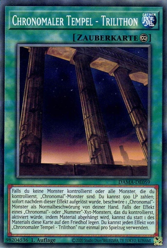 Chronomaler Tempel-Trilithon - Common - Divine Cards