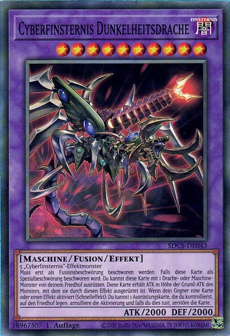 Cyberfinsternis Dunkelheitsdrache - Common - Divine Cards
