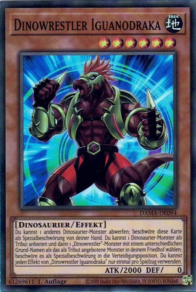 Dinowrestler Iguanodraka - Super Rare - Divine Cards