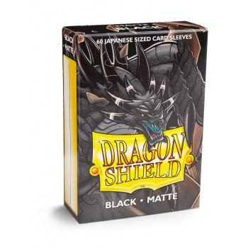 Dragon Shield Small Card Sleeves - Matte Black (60 Sleeves) - Divine Cards