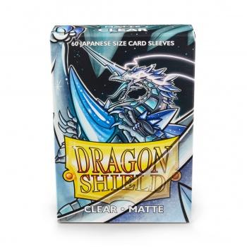 Dragon Shield Small Card Sleeves - Matte Clear (60 Sleeves) - Divine Cards