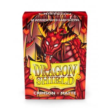 Dragon Shield Small Card Sleeves - Matte Crimson (60 Sleeves) - Divine Cards