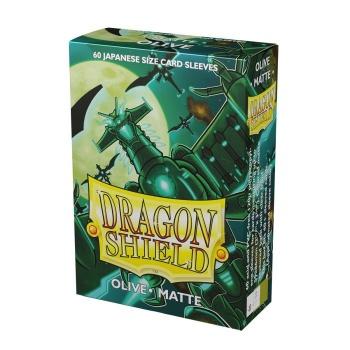 Dragon Shield Small Card Sleeves - Matte Olive (60 Sleeves) - Divine Cards