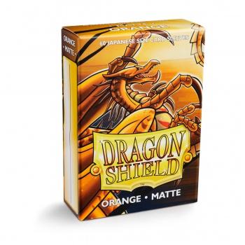 Dragon Shield Small Card Sleeves - Matte Orange (60 Sleeves) - Divine Cards
