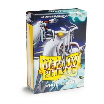 Dragon Shield Small Card Sleeves - Matte White (60 Sleeves) - Divine Cards