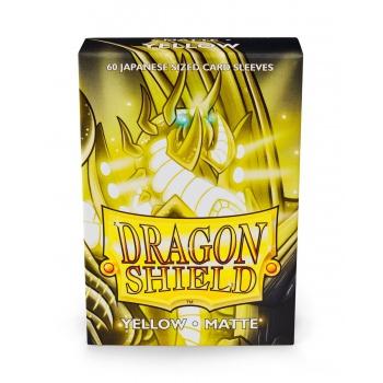 Dragon Shield Small Card Sleeves - Matte Yellow (60 Sleeves) - Divine Cards