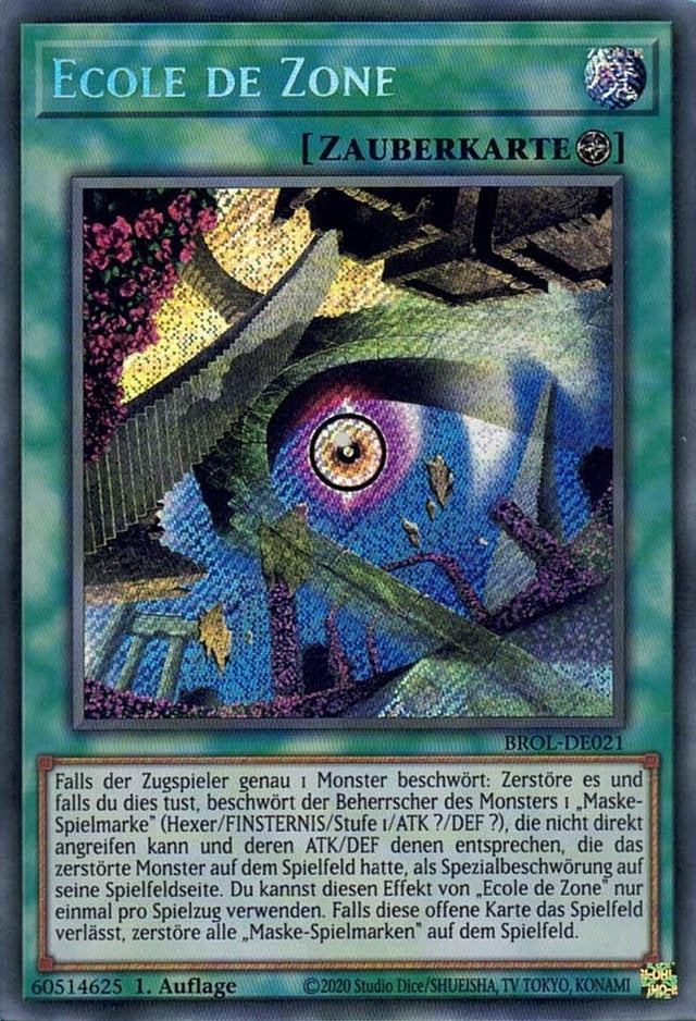 Ecole de Zone - Secret Rare - Divine Cards