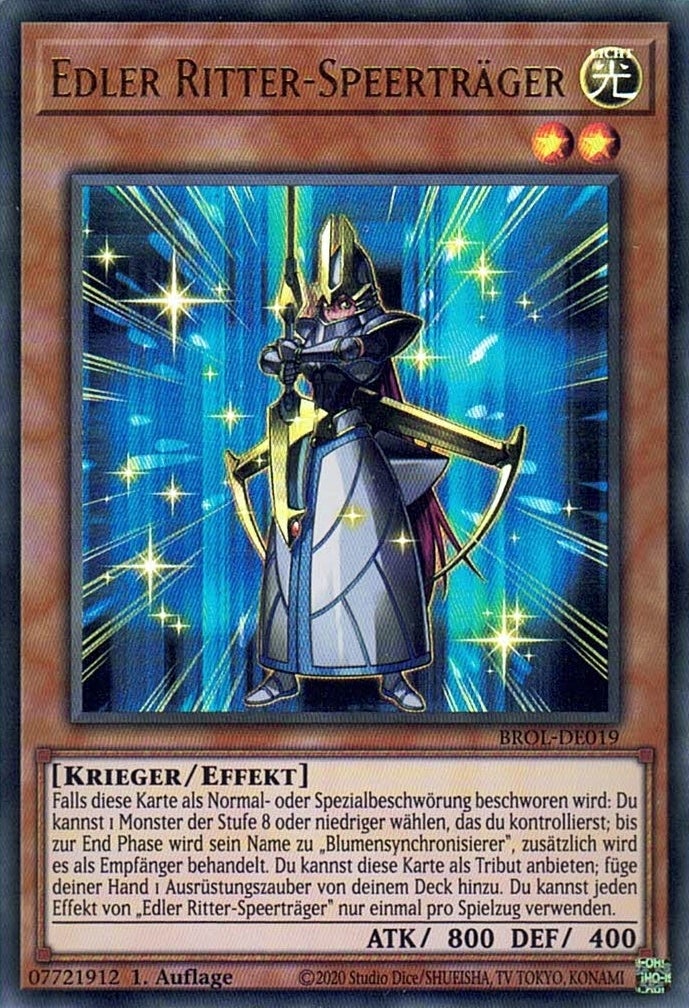 Edler Ritter-Speerträger - Ultra Rare - Divine Cards