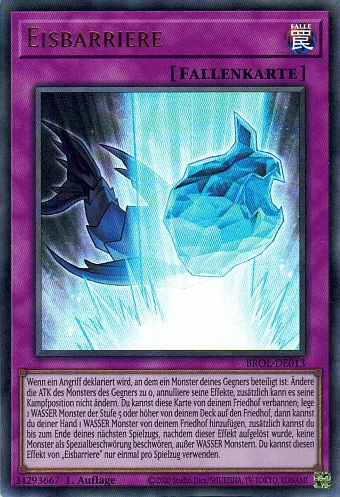 Eisbarriere - Ultra Rare - Divine Cards