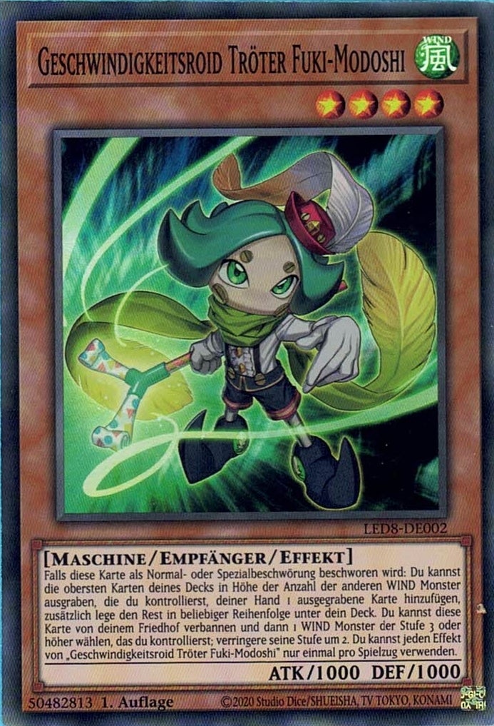 Geschwindigkeitsroid Tröter Fuki-Modoshi - Super Rare - Divine Cards