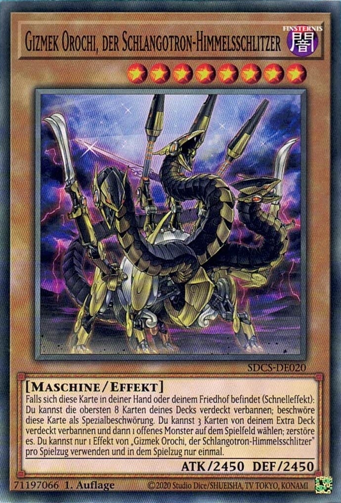 Gizmek Orochi,der Schlangotron-Himmelsschlitzer - Common - Divine Cards