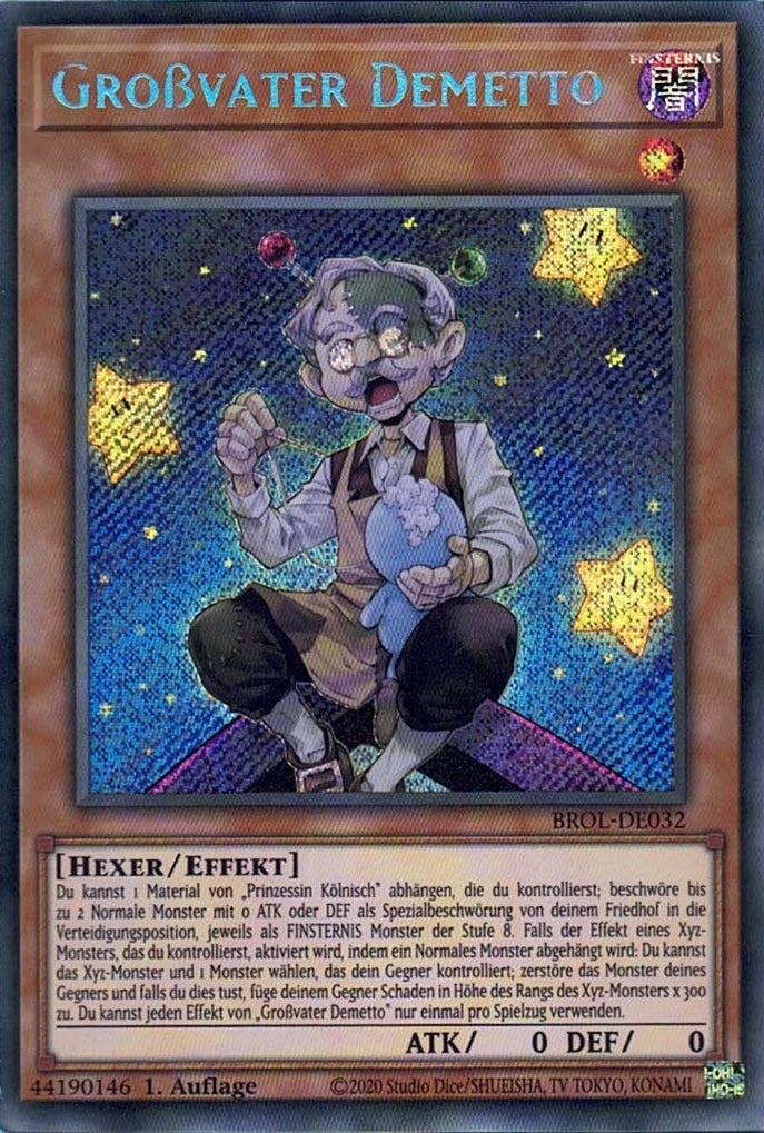 Großvater Demetto - Secret Rare - Divine Cards