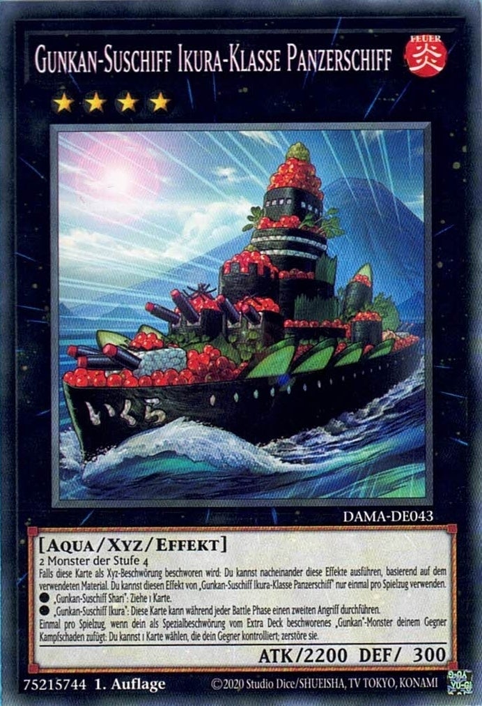 Gunkan-Suschiff Ikura-Klasse Panzerschiff - Common - Divine Cards