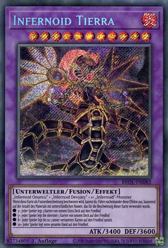 Infernoid Tierra - Secret Rare - Divine Cards