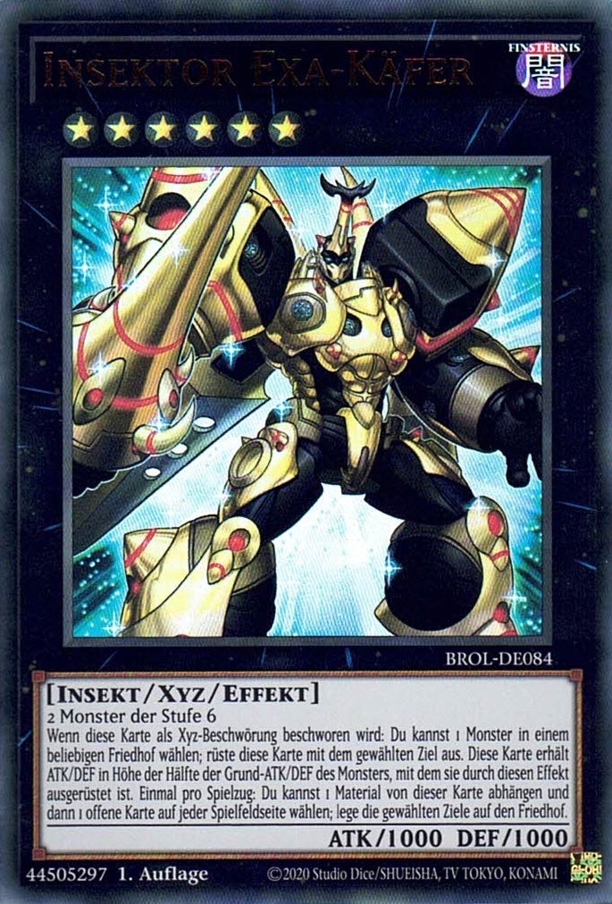 Insektor Exa-Käfer - Ultra Rare - Divine Cards