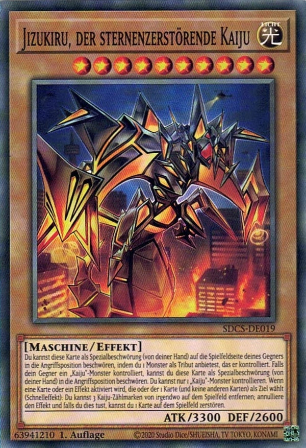 Jizukiru,der Sternenzerstörende Kaiju - Common - Divine Cards