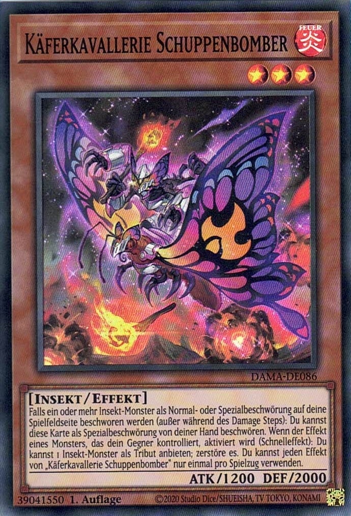 Käferkavallerie Schuppenbomber - Super Rare - Divine Cards