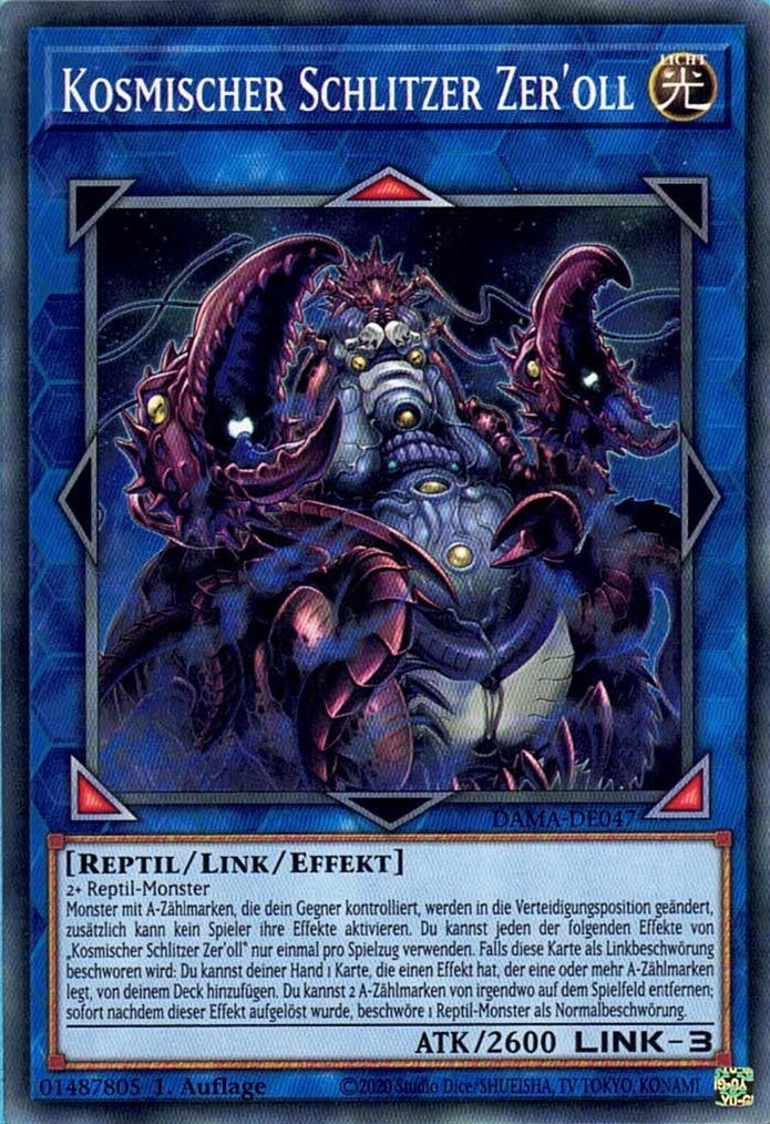 Kosmischer Schlitzer Zeròll - Common - Divine Cards