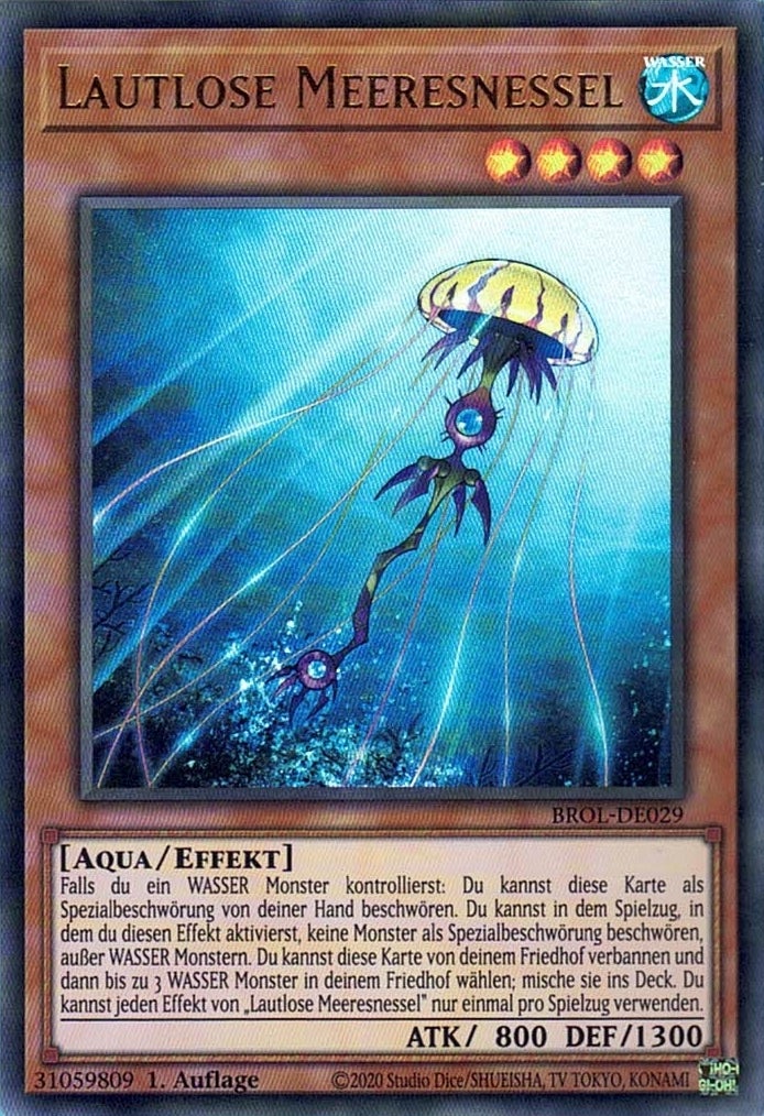 Lautlose Meeresnessel - Ultra Rare - Divine Cards