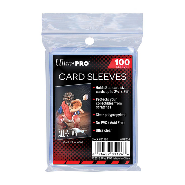 Ultra Pro Soft Sleeves Standard Size - Transparent (100)