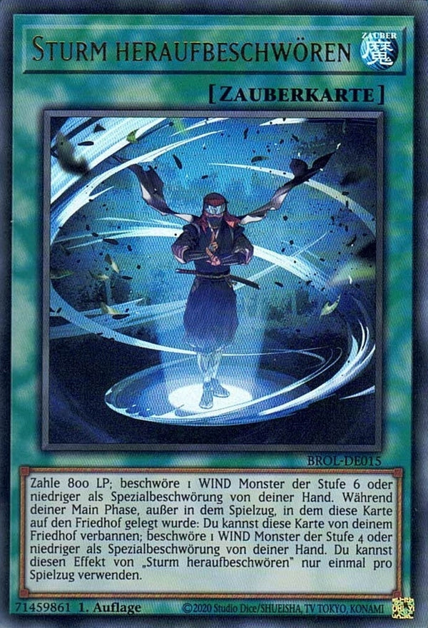 Sturm heraufbeschwören - Ultra Rare - Divine Cards
