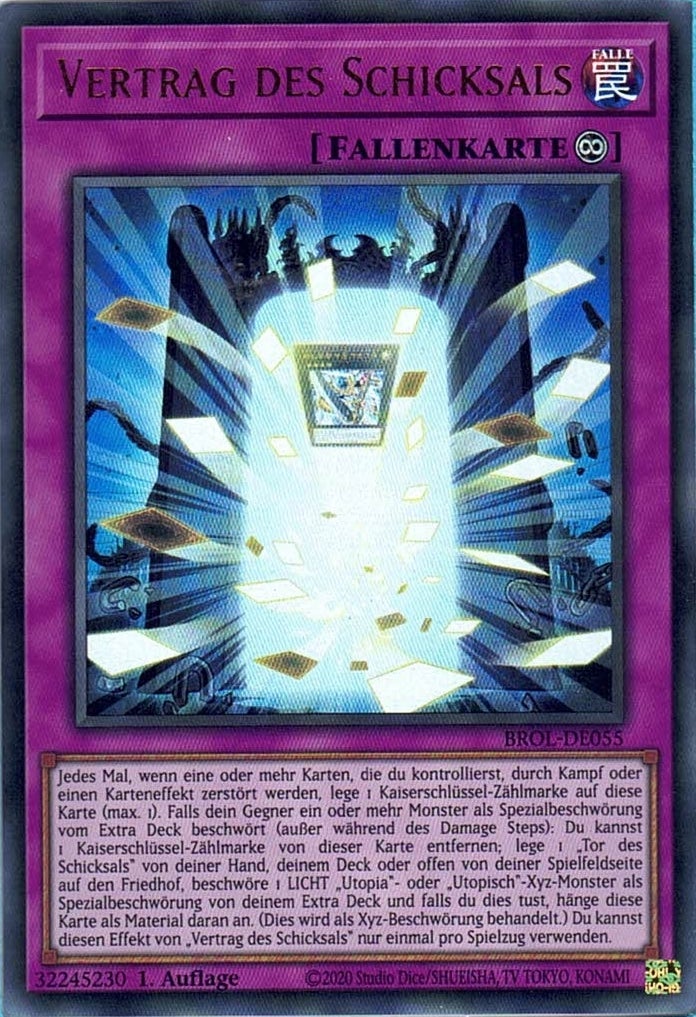 Vertrag des Schicksals - Ultra Rare - Divine Cards