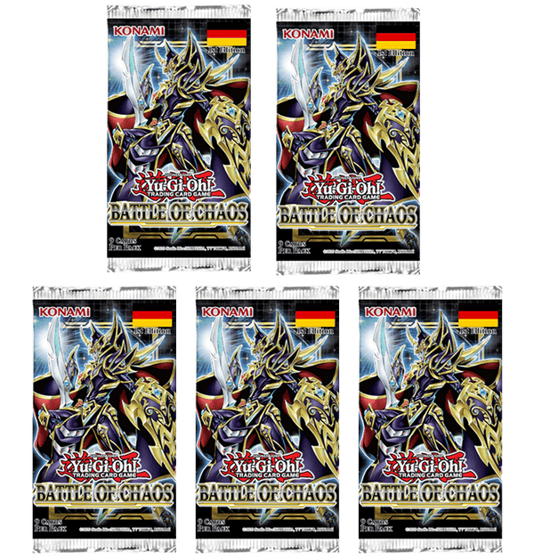 Yu-Gi-Oh! Battle of Chaos 5 x Booster Pack (DE) - VORVERKAUF - Divine Cards
