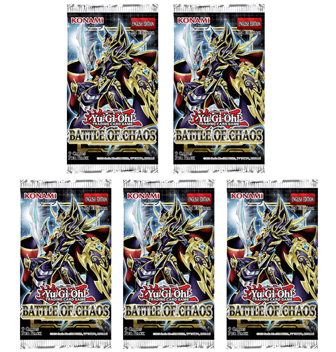 Yu-Gi-Oh! Battle of Chaos 5 x Booster Pack (EN) - VORVERKAUF - Divine Cards
