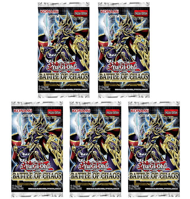 Yu-Gi-Oh! Battle of Chaos 5 x Booster Pack (EN) - VORVERKAUF - Divine Cards