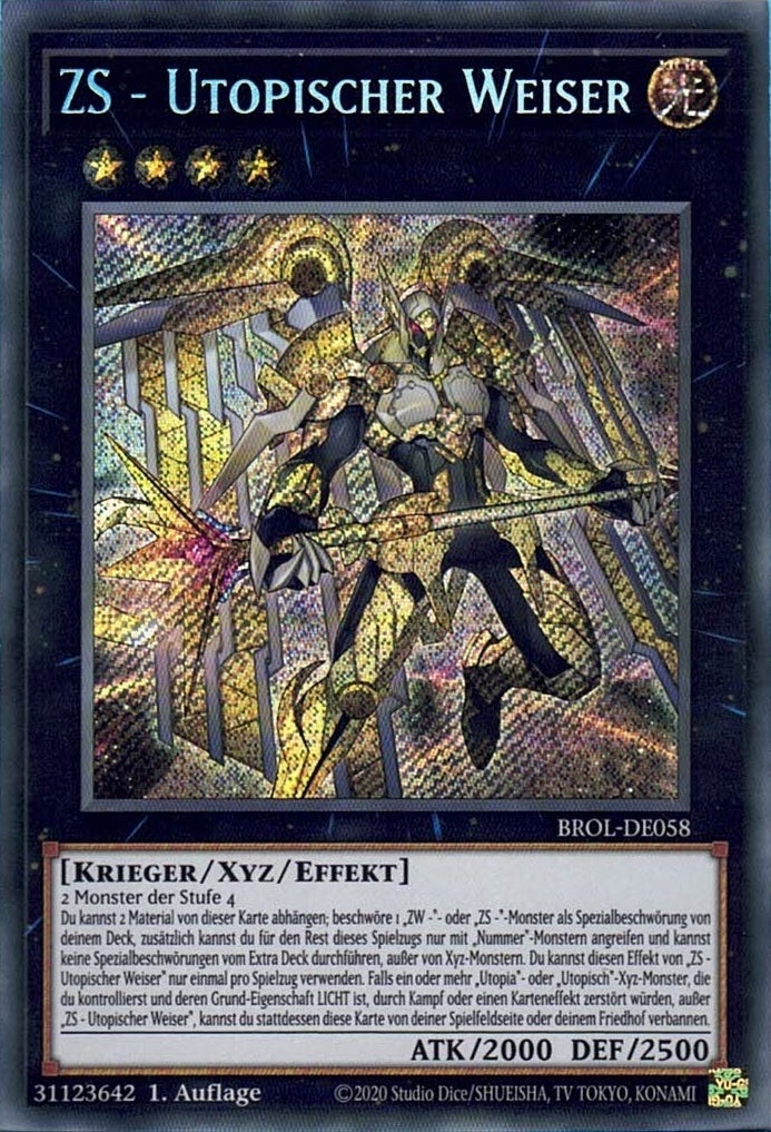 ZS - Utopischer Weiser - Secret Rare - Divine Cards